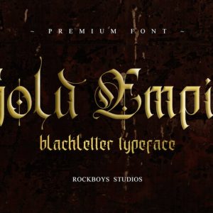 Gold Empire - Blackletter Font