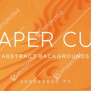 Paper Cut Abstract Backgrounds