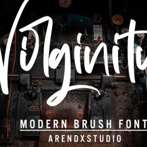 Virginity - Modern Brush Font